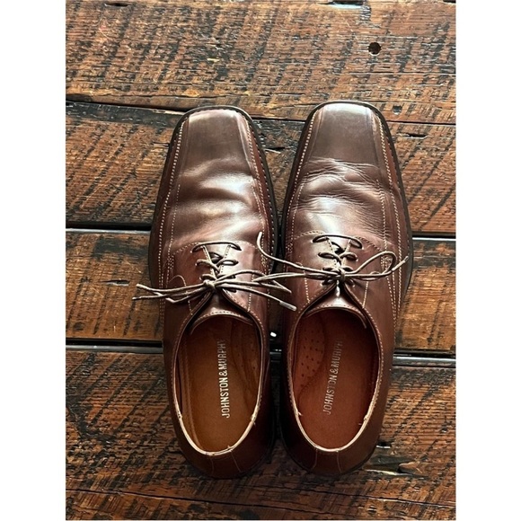 Johnston and Murphy Mens dress shoes/loafers size 8 - Picture 1 of 12